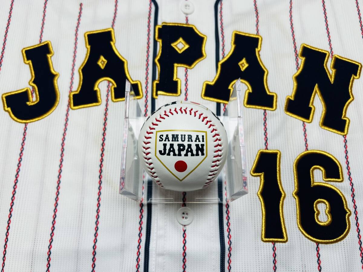 2023 World Baseball Classic мир один MVP samurai Japan MLBdoja-s большой . sho flat игрок #16 автограф автограф мяч Logo мяч 