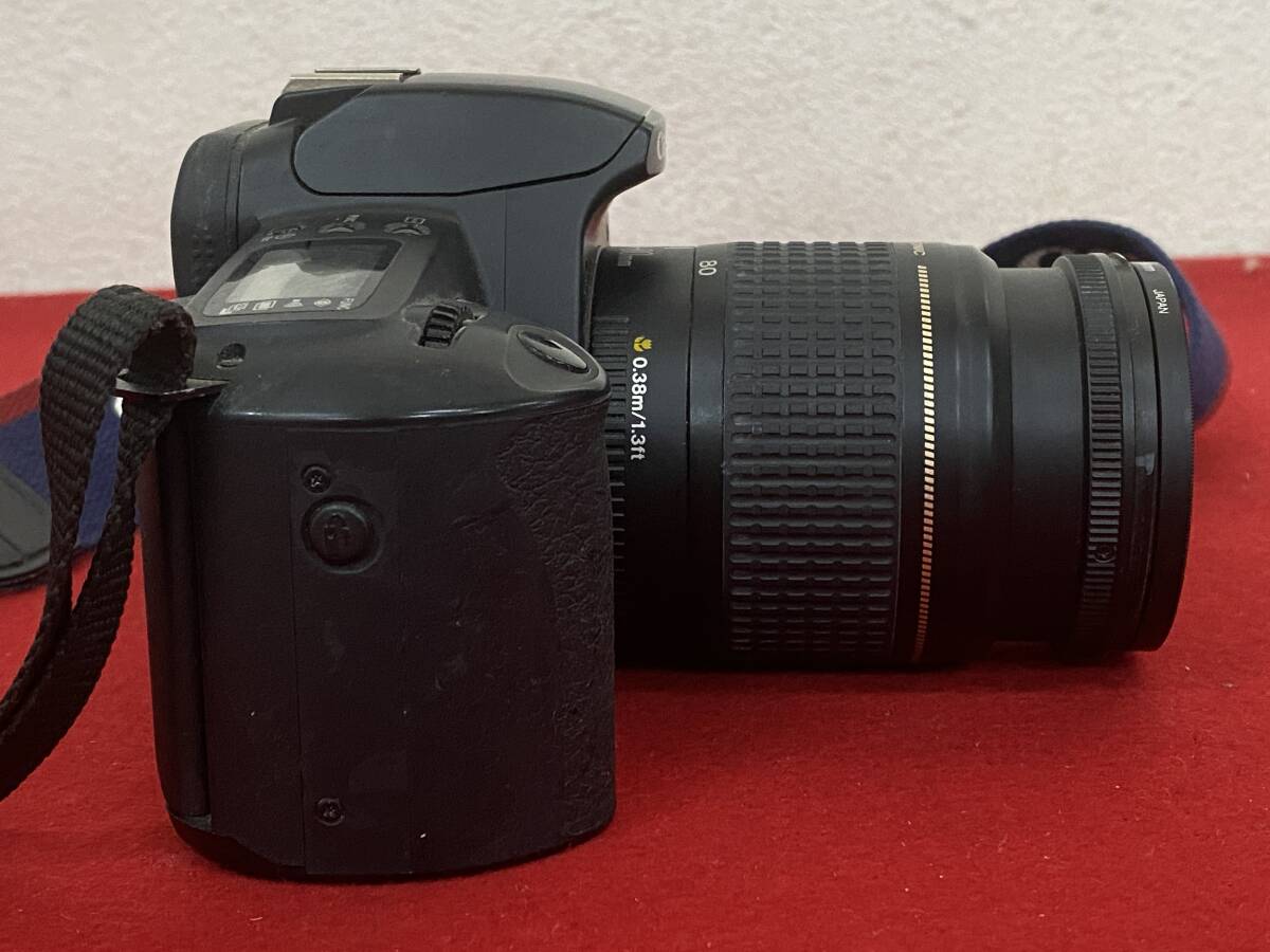 M-5959 【同梱不可】980円～ 現状品 Canon/キャノン EOS Kiss フィルムカメラ EF 28-80mm 1:3.5-5.6 58mm カメラ用品の画像3