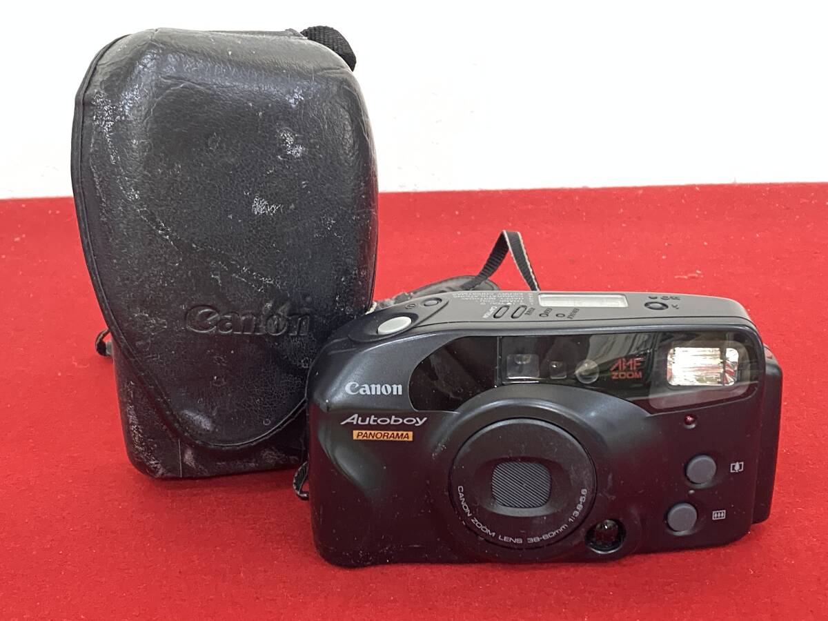 M-6024 【同梱不可】980円～ 中古品 Canon/キャノン Autoboy PANORAMA MF 38-60mm 1：3.8-5.6 フィルムカメラ の画像1
