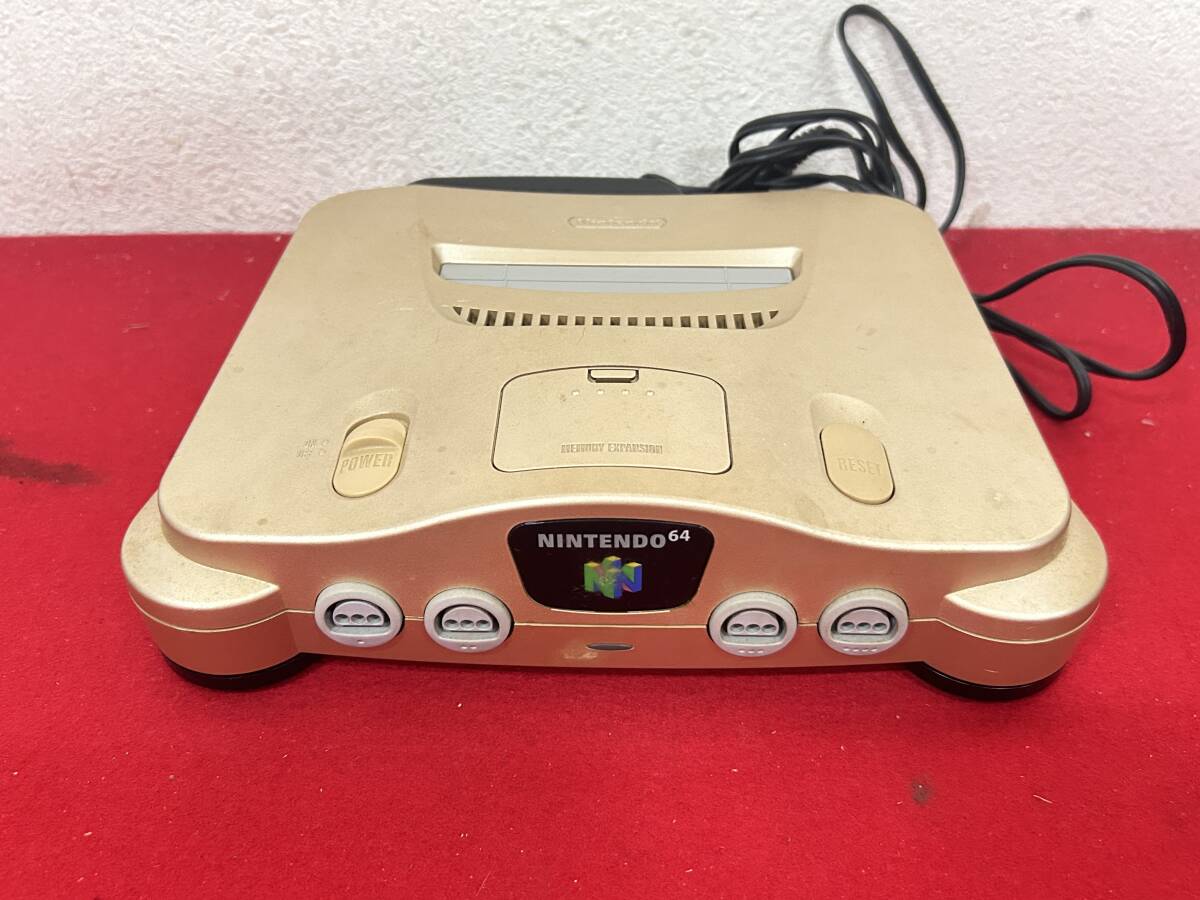 M-6066⑦ 【同梱不可】980円～ 中古品　Nintendo/任天堂　Nintendo64　本体・コントローラー・ソフトまとめ　ゲーム機　通電OK　_画像2