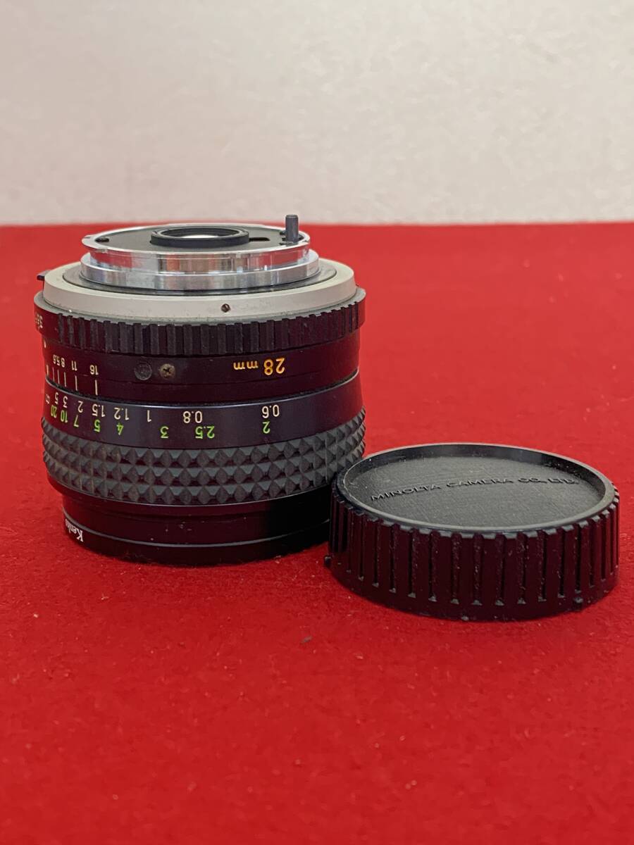 M-5977【同梱不可】980円～ 現状品 MINOLTA/ミノルタ カメラレンズ MC W.ROKKOOR-SG 1：3.5 f=28mm Kenko SKYLIGHT 55mm カメラ用品の画像7