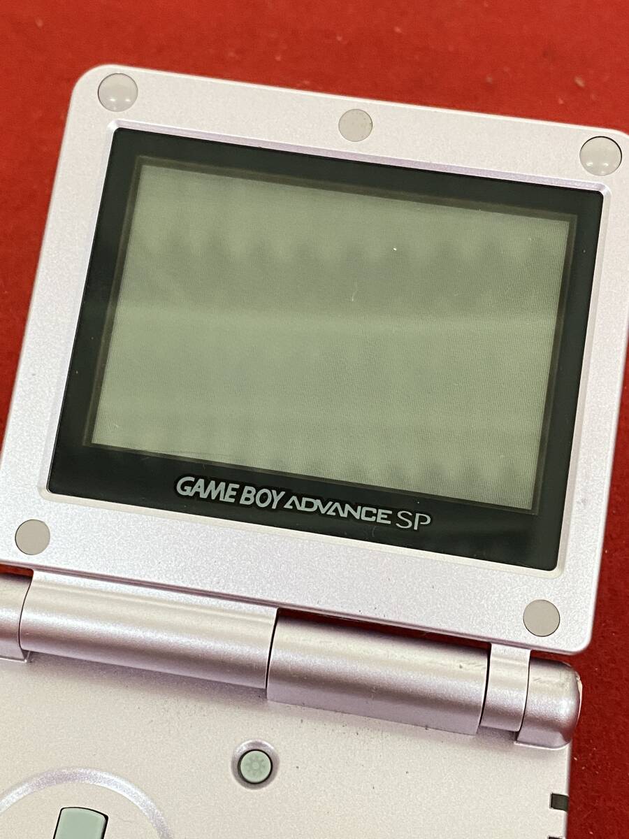 M-5982 【同梱不可】980円～ 現状品 Nintendo/任天堂 GAMEBOY ADVANCE SP 本体 AGS-001 ピンク ゲーム機 通電未確認 の画像8