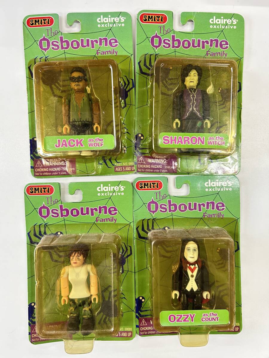 M-6005 【同梱不可】980円～ 未開封 オジーオズボーン Osbourne family 4点セット フィギュアの画像1