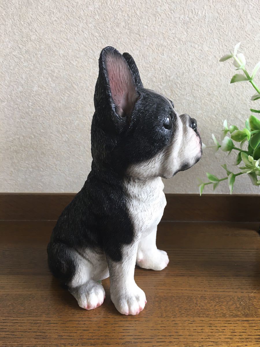 リアルでかわいい犬の置物♪フレンチブルドッグ　Cute　Puppy　フレブル_画像3