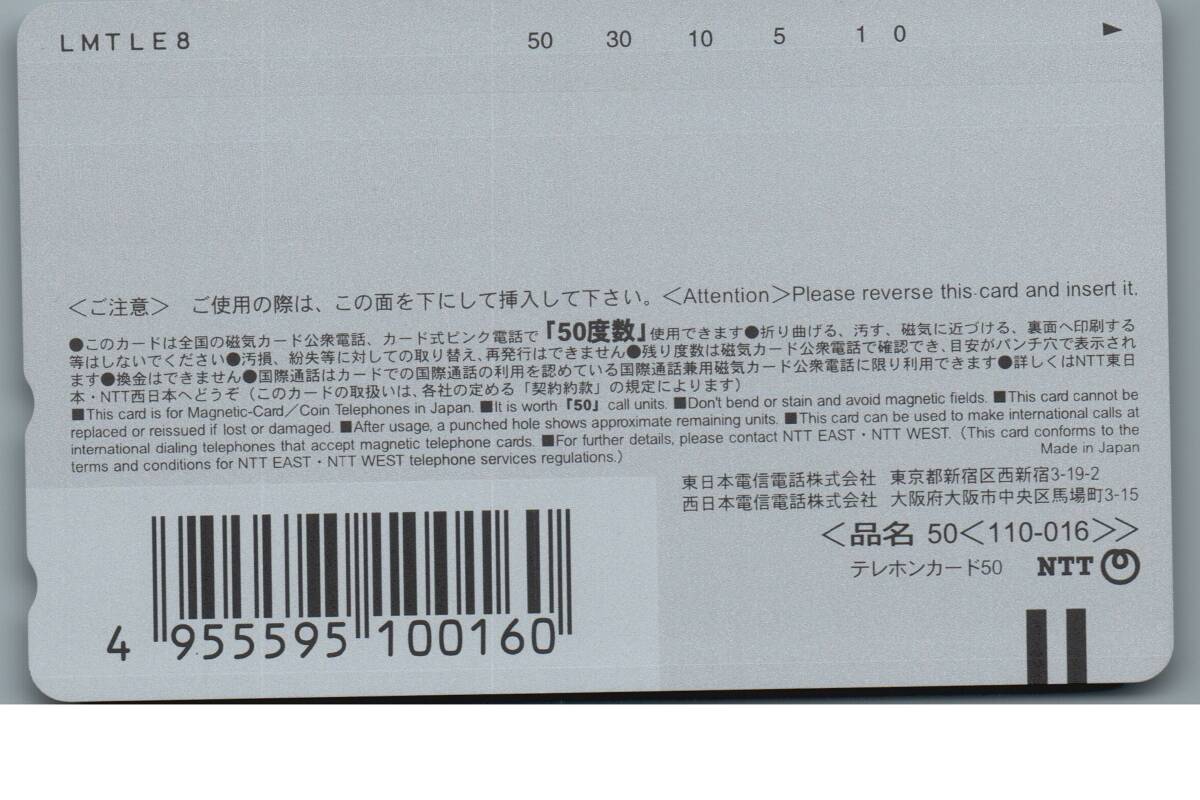 【未使用】ナコルル テレホンカード テレカ② -14-の画像2