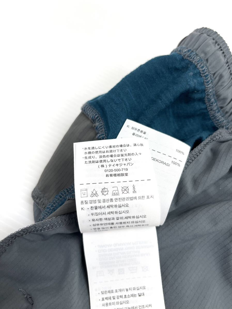 GYAKUSOU ギャクソウ NIKE ナイキ UNDERCOVER アンダーカバー Fabric Mix Short トレーニング ショート パンツ Pants グレー L ランニングの画像5