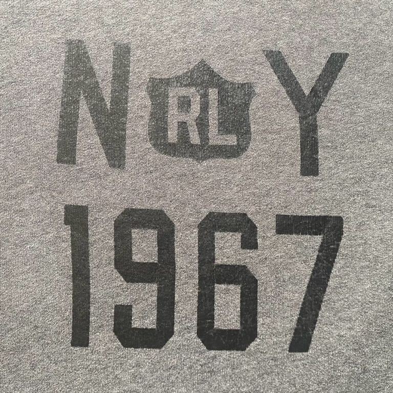 送料無料 未使用 美品 POLO ラルフローレン スウェット パーカー ny 1967 hoodie 霜降り グレー gray grey sport RRL COUNTRY STADIUM L XL_画像7