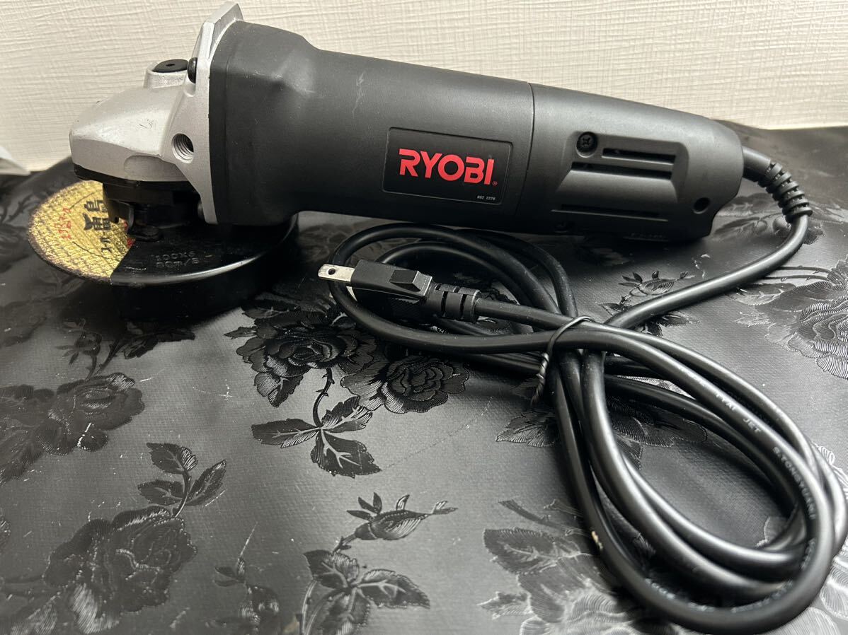 ★動作確認済み★RYOBI リョービ MGK-102 100v ディスクグラインダー★の画像1