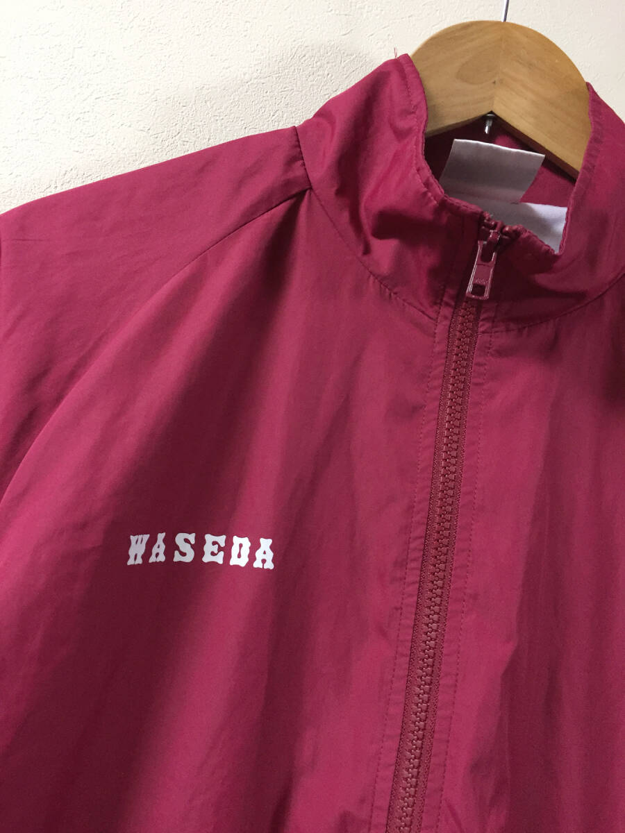 a# Waseda WASEDA soccer * futsal windbreaker top and bottom SS/Finta fins ta