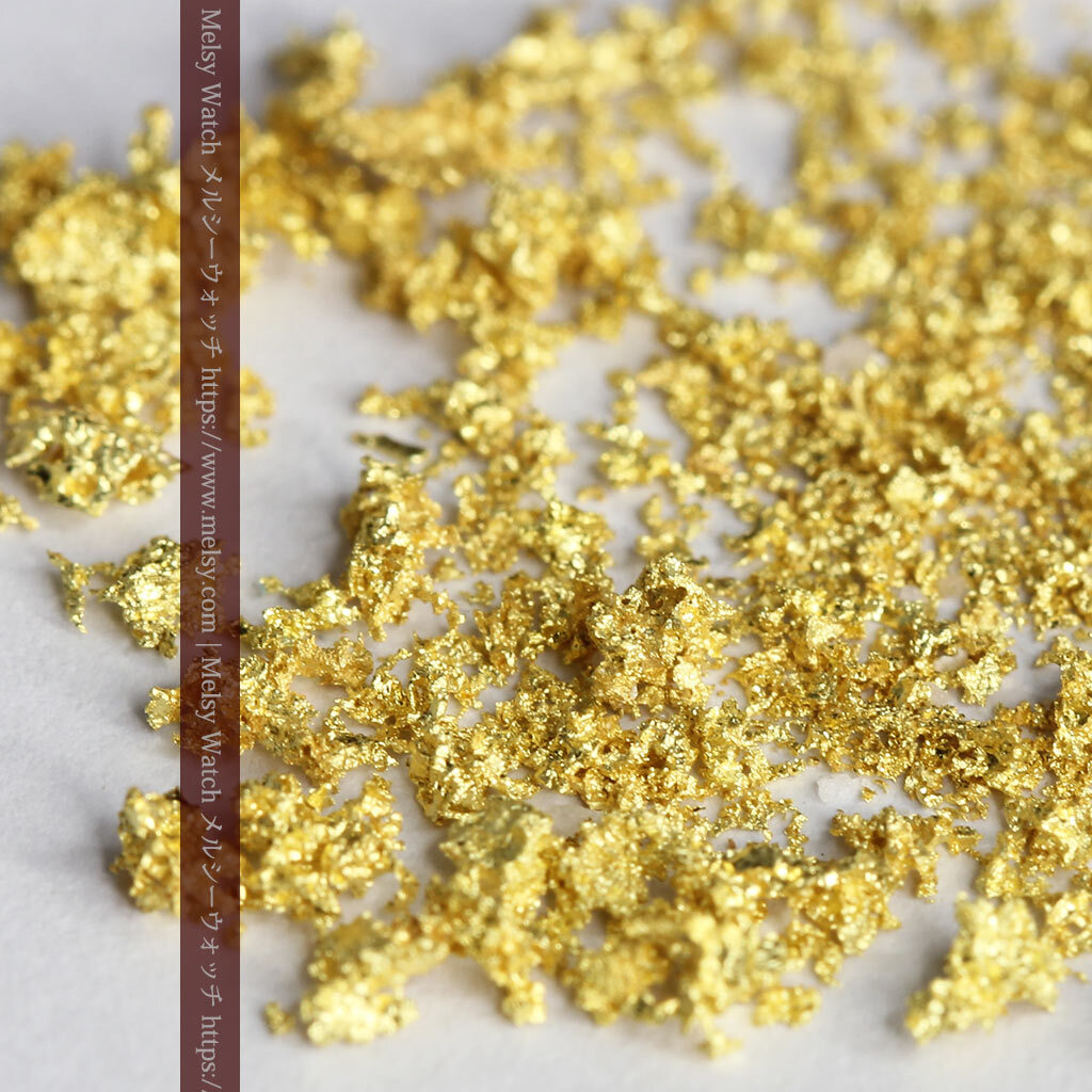 1.36gの細かな砂金と小さな粒のビクトリア州産自然金 オーストラリア採掘品《商品番号G0505》の画像4