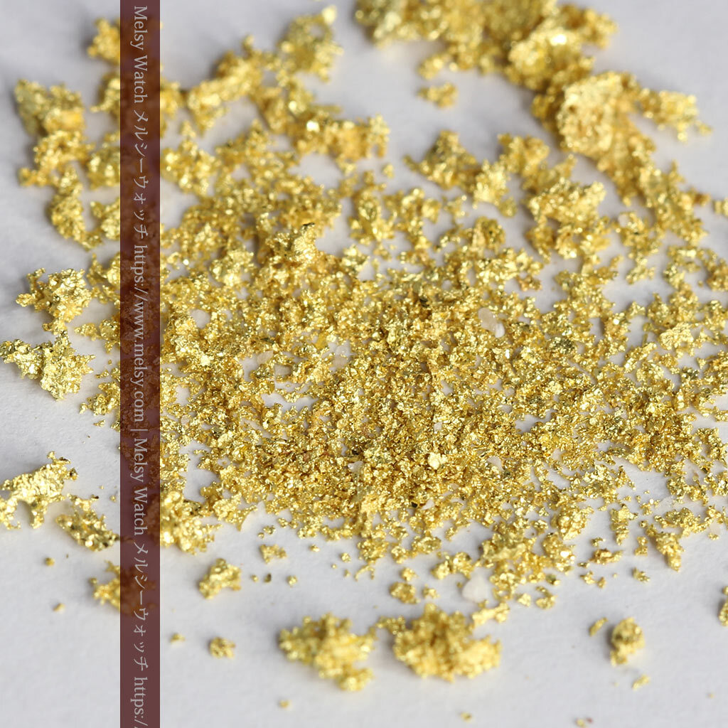1.36gの細かな砂金と小さな粒のビクトリア州産自然金 オーストラリア採掘品《商品番号G0505》の画像5