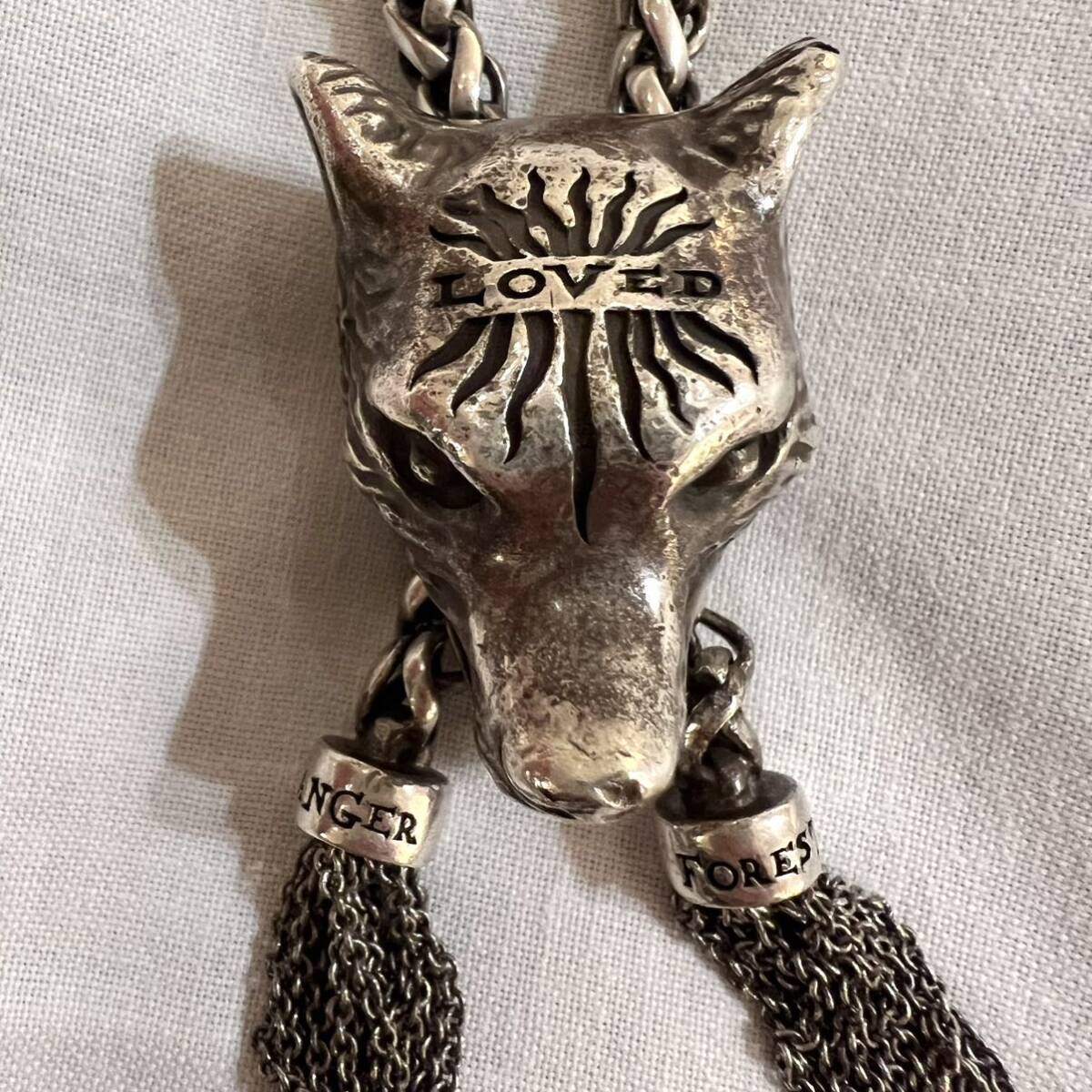 GUCCI アンガーフォレスト ウルフヘッド シルバー ネックレス GUCCI アンガーフォレスト ウルフヘッド シルバー ネックレス