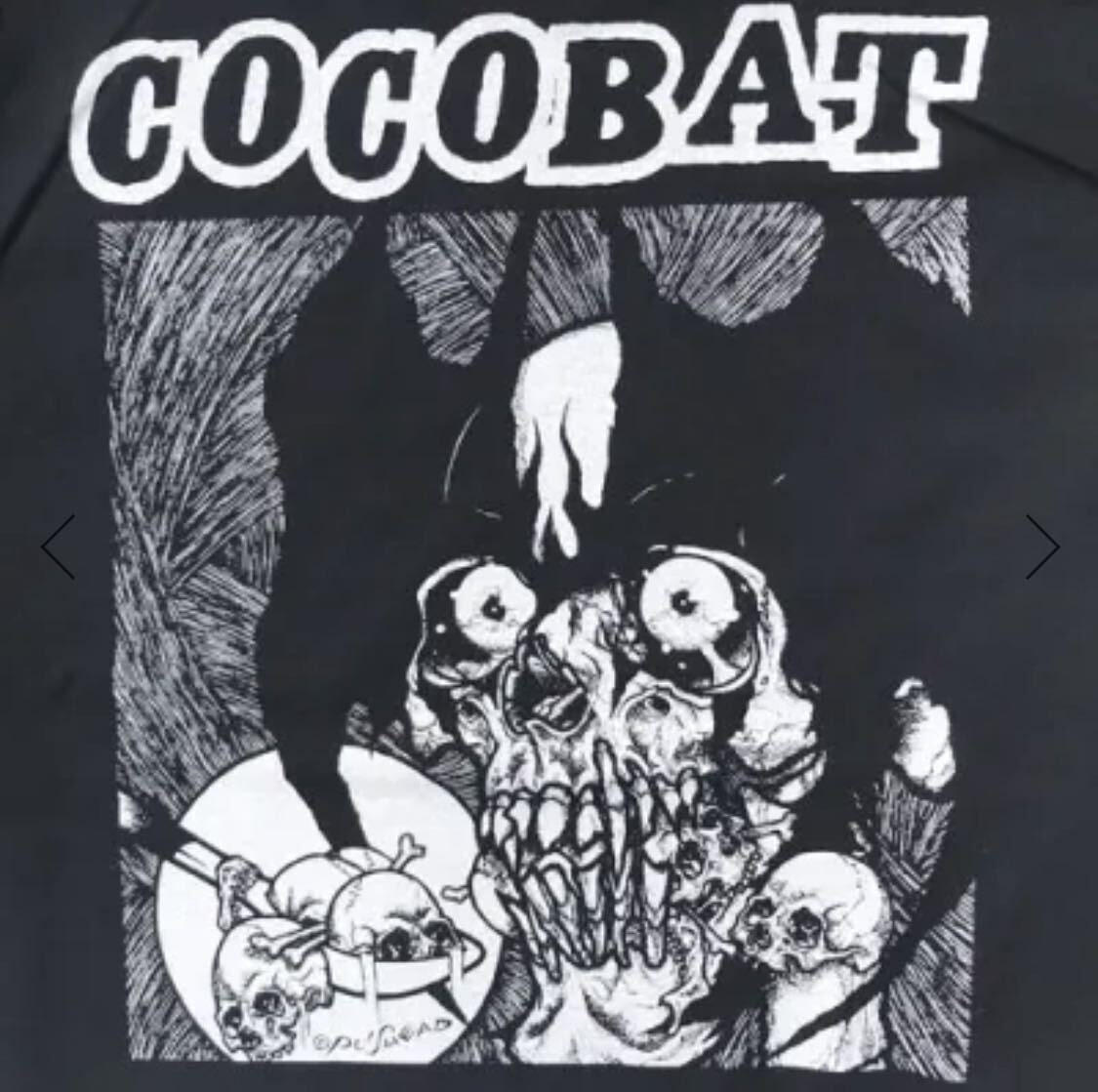 新品COCOBATロンT Lサイズ/パスヘッドpushead devilmanココバットgism sobハイスタbrahmanジャパコア PANTERA ZORLAC THRASHER AKIRAアキラの画像1