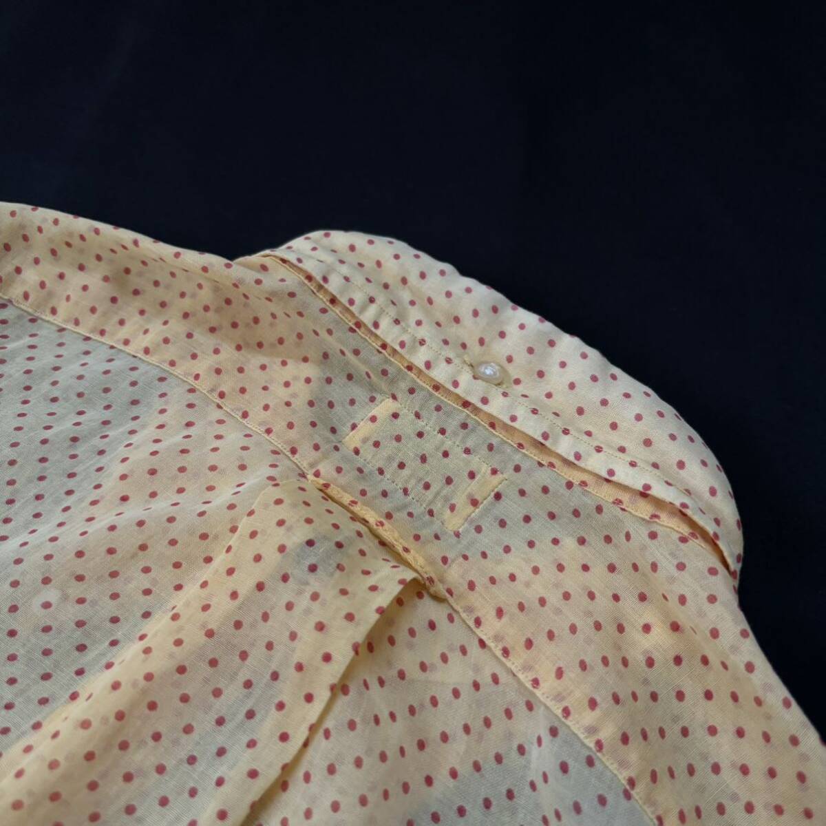 60s Gant Shirtmakers Wallachs Polka Dot Pattern S/S B.D Shirt 60年代 ガント 水玉柄 半袖 ボタンダウンシャツ vintage ヴィンテージ_画像5