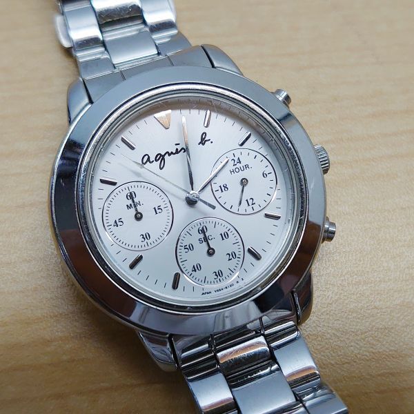 アニエスベー 腕時計　金属ベルト　V654-6100_画像2
