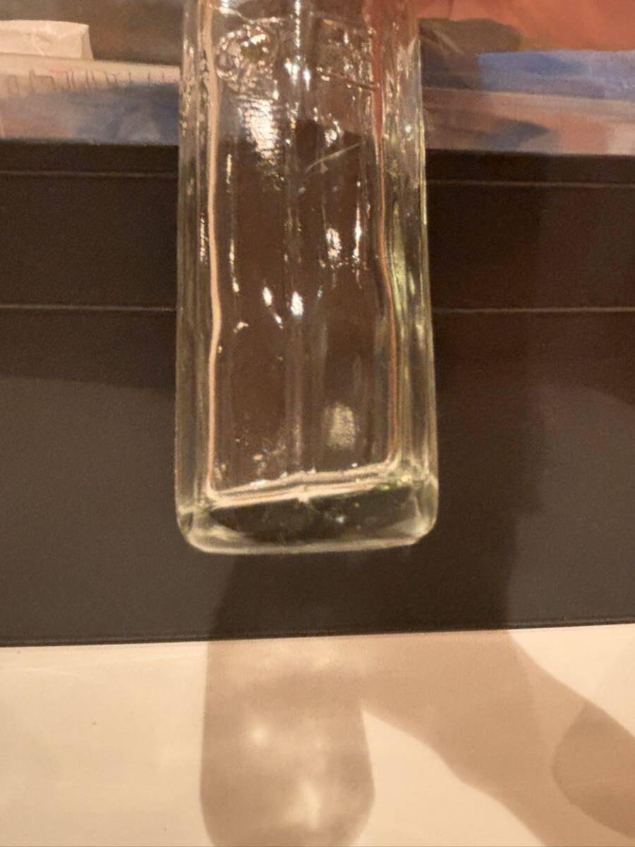 レトロ アンティーク ガラス瓶 ボトルギディング 「味の王」ボトルの画像5