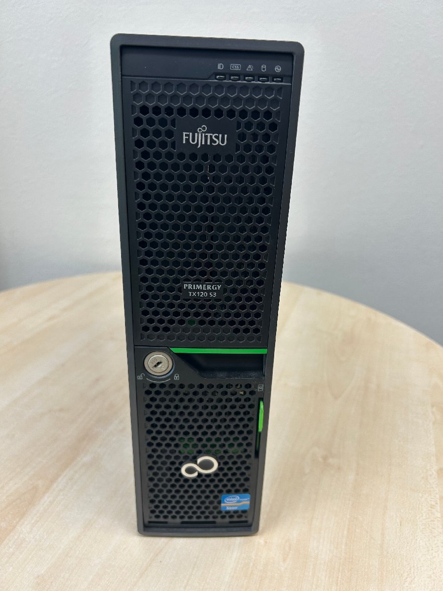 【中古品・BIOS起動確認済】 Fujitsu PRIMERGY TX120 S3 E3-1220 V2 / 8GB / HDDなし_画像1