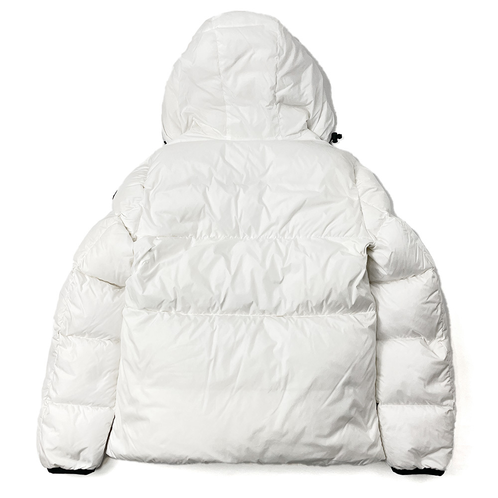 美品 MONCLER モンクレール MONTCLA モンクラ ダウンジャケット 4 白 ホワイト メンズ XL 定価29.8万円