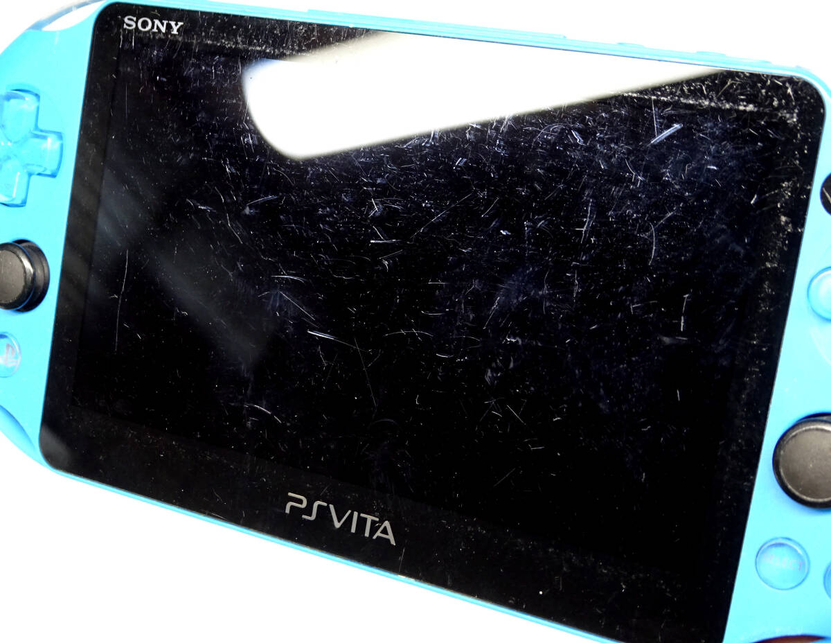 # left stick ×# PlayStation Vita PSVita PCH-2000 aqua * blue body only 
