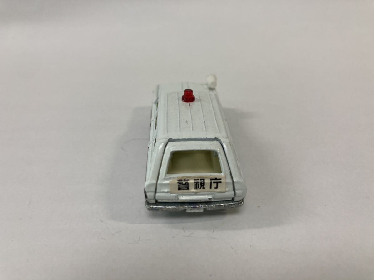 トミカ ミニカー No77 日産 セドリックバン パトカー 白シート 箱付き シール付きの画像5