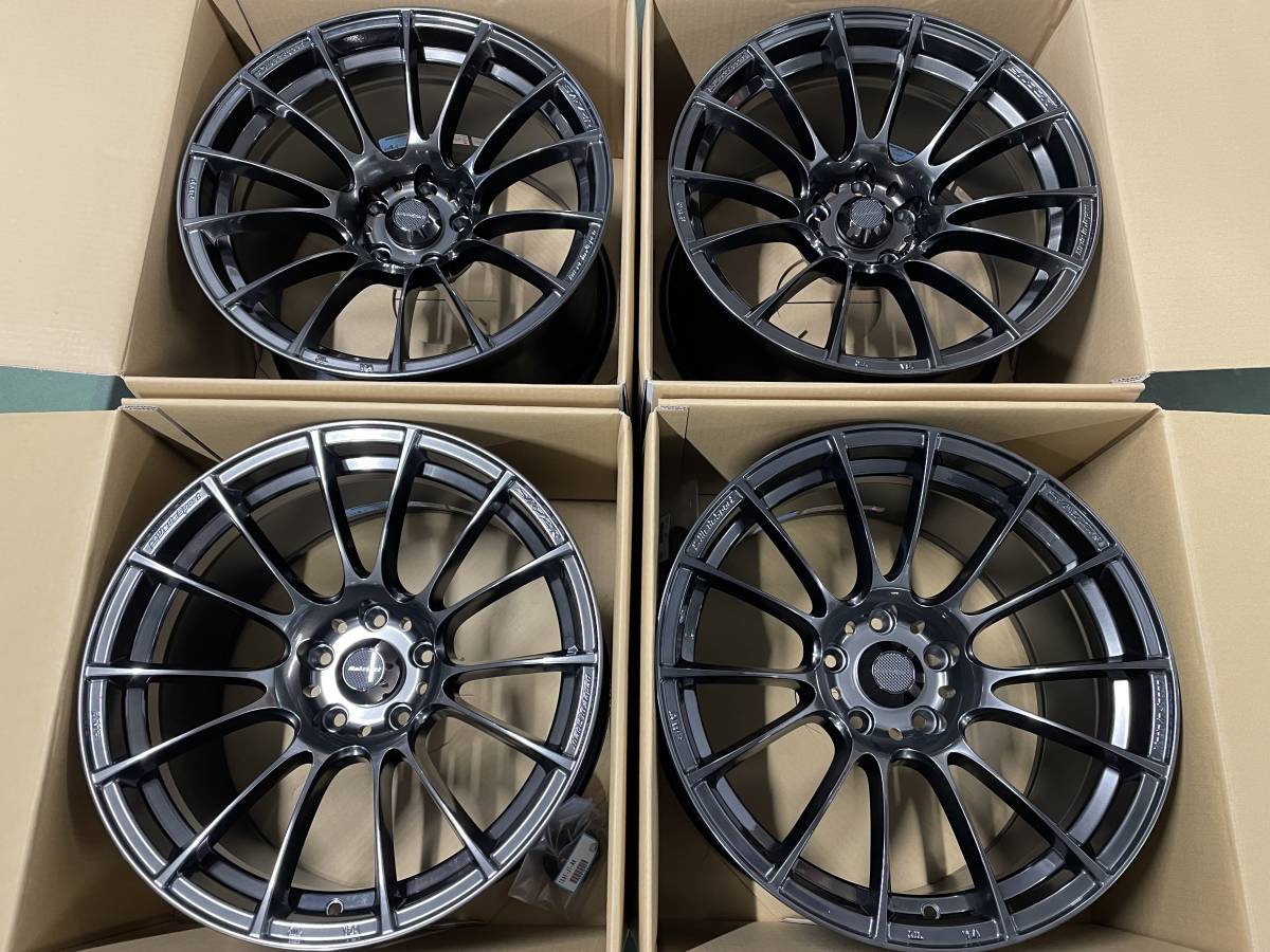 新品 WEDS ウェッズスポーツ SA72R 18x10.5+25 5/114.3 HBC GTR BNR32 BCNR33 BNR34 4本セット 在庫有の画像1