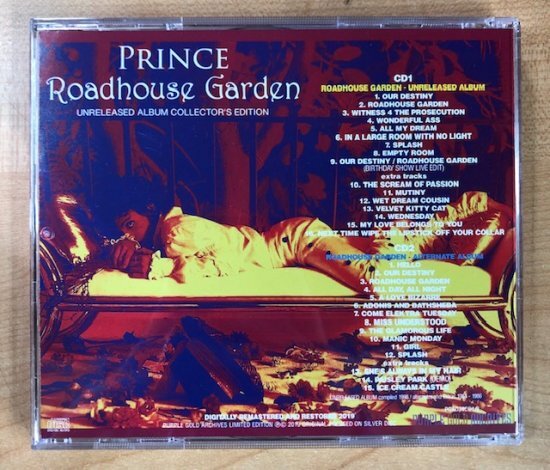 PRINCE / ROADHOUSE GARDEN : UNRELEASED ALBUM COLLECTOR'S EDITION (2CD)_画像2