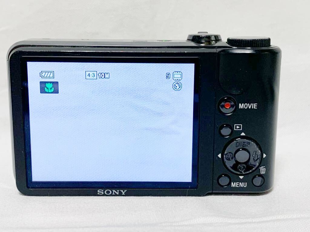 SONY ソニー Cyber-shot サイバーショット DSC-HX5Vコンパクトデジタルカメラ ブラック 動作良好 コンデジ_画像3