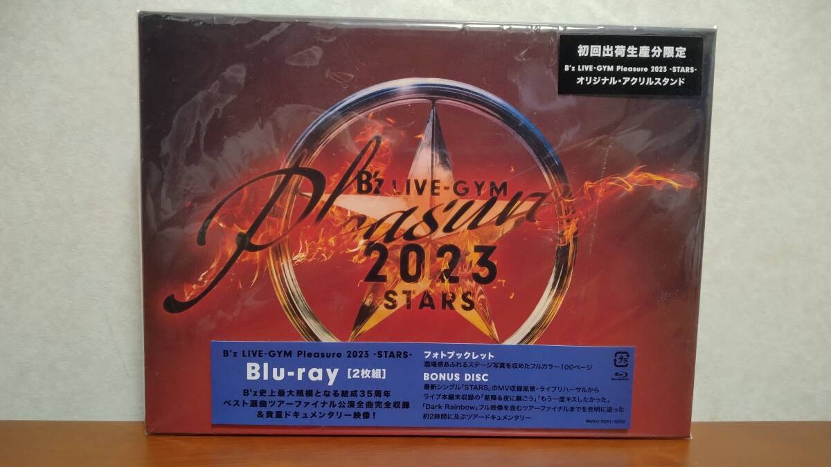 [ free shipping ]B\'z LIVE-GYM Pleasure 2023 -STARS- the first times shipping production minute limitation version [Blu-ray