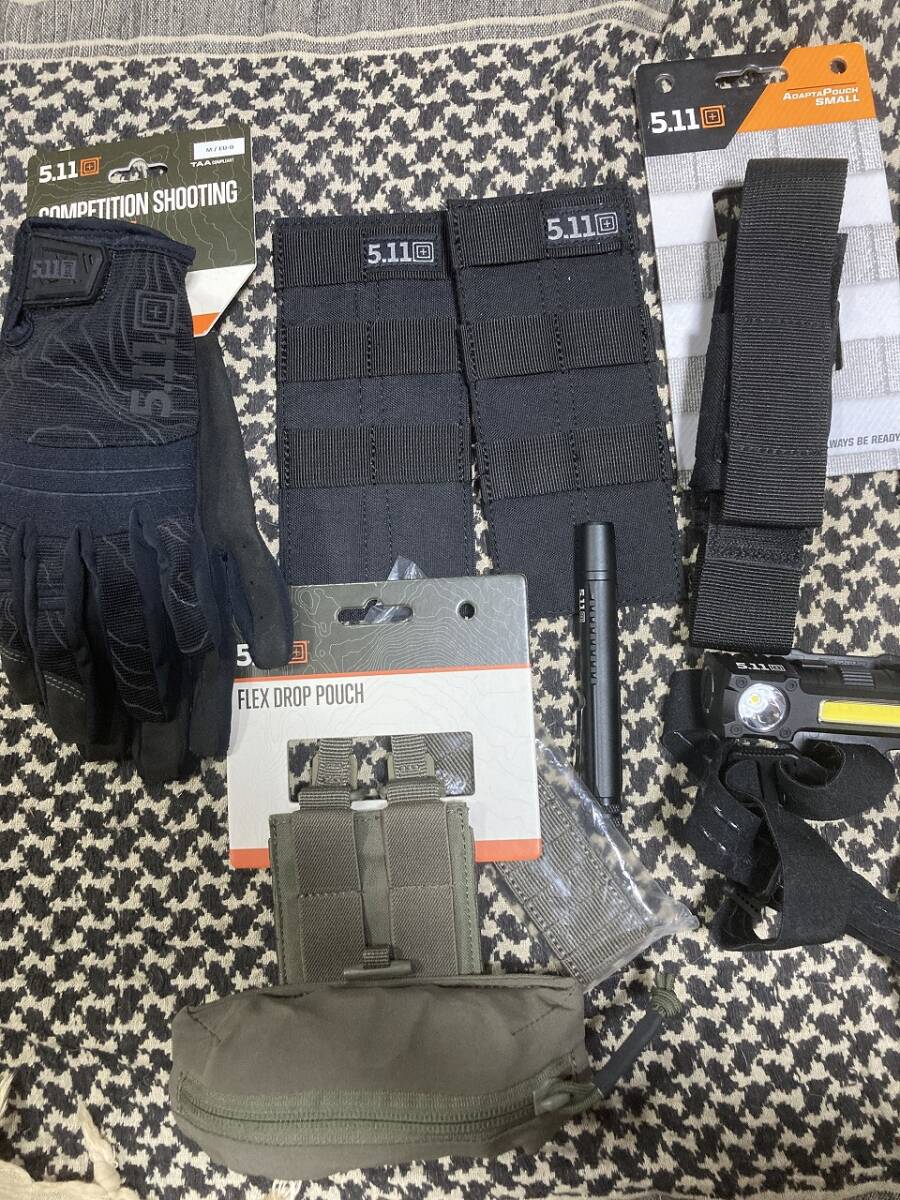  used beautiful goods 5.11 tactical 5.11 Tacty karu flashlight Drop pouch glove light inserting other 