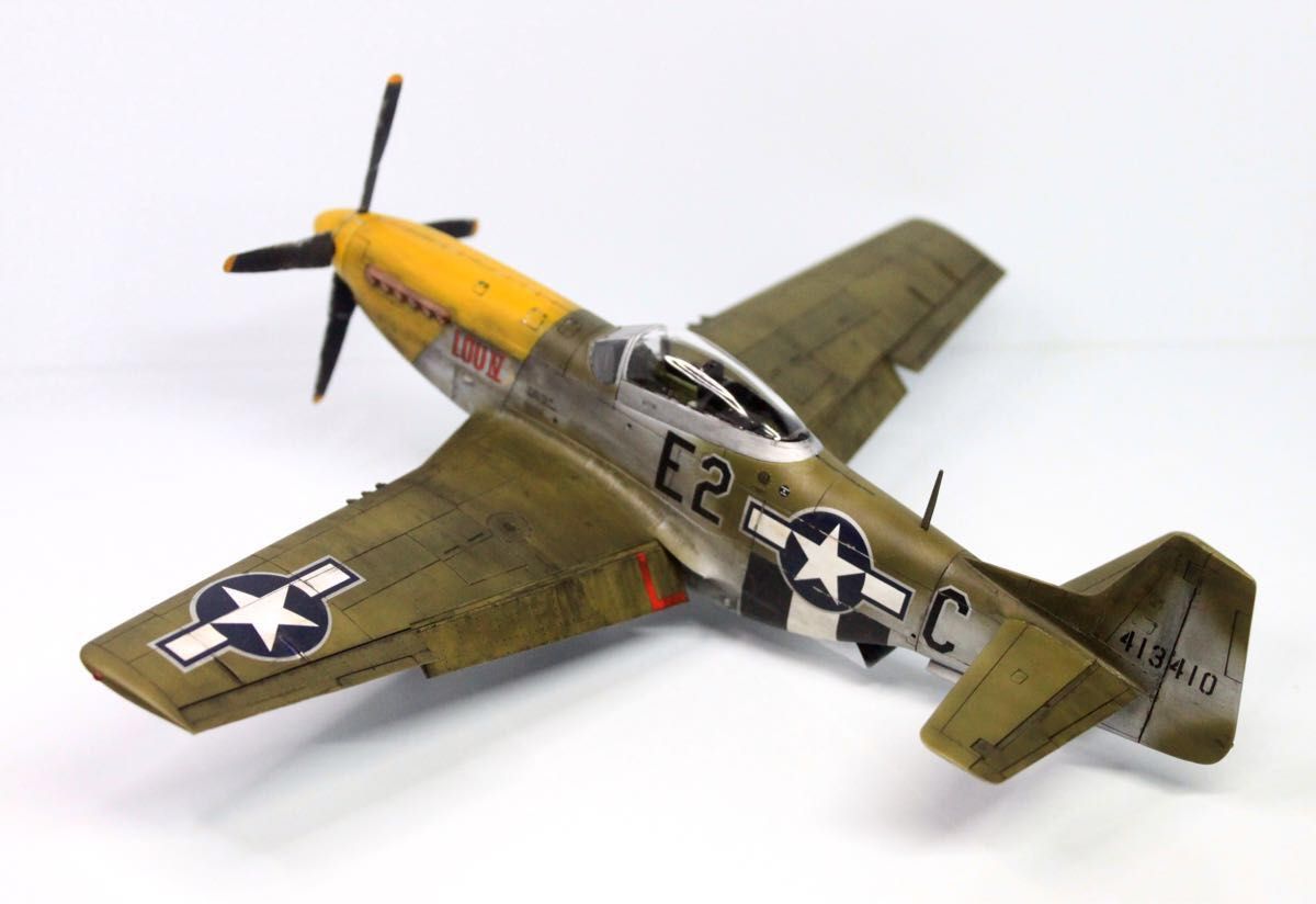 海賊プラモデル屋】田宮1/48 F51D 第361戦闘航空団第375戦闘飛行機　トーマス・J・クリスチャン大佐機