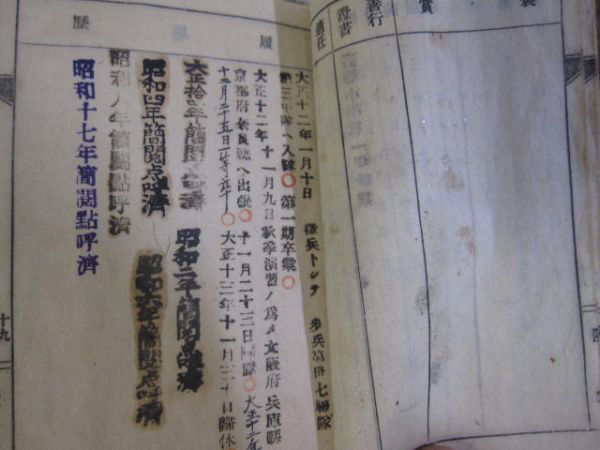 旧日本軍 軍隊手帳 和田彦太郎製 歩兵第三十七聯隊第三中隊 一等兵 大日本帝国陸軍 徴兵 兵役 満州 ミリタリー 良品の画像9