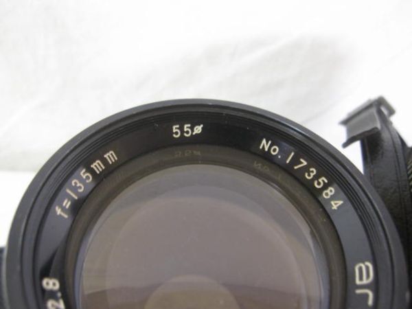 富岡光学 ARGUS CINTAR アーガスシンター/1:2.8 135mm オールドレンズ ケース付 良品の画像6