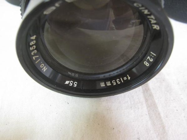 富岡光学 ARGUS CINTAR アーガスシンター/1:2.8 135mm オールドレンズ ケース付 良品の画像5