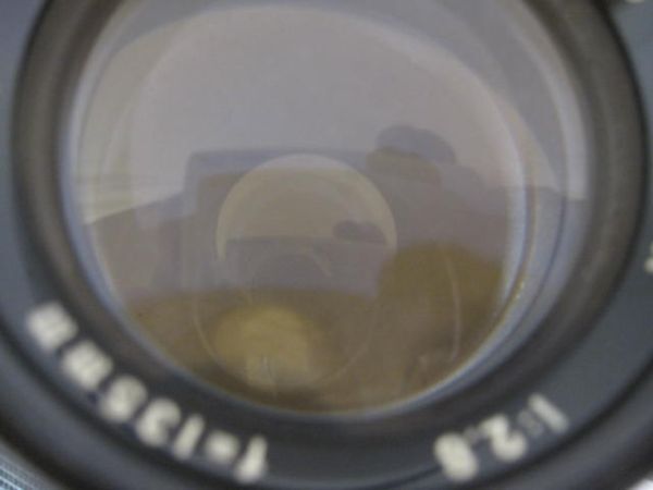 富岡光学 ARGUS CINTAR アーガスシンター/1:2.8 135mm オールドレンズ ケース付 良品の画像9