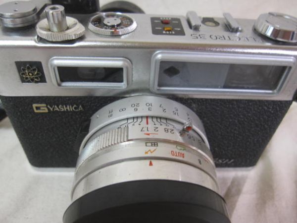 YASHICA ヤシカ ELECTRO35 GSN COLOR YASHINON DX 1:1.7 f=45mm レンジファインダー カメラ ケース付_画像7