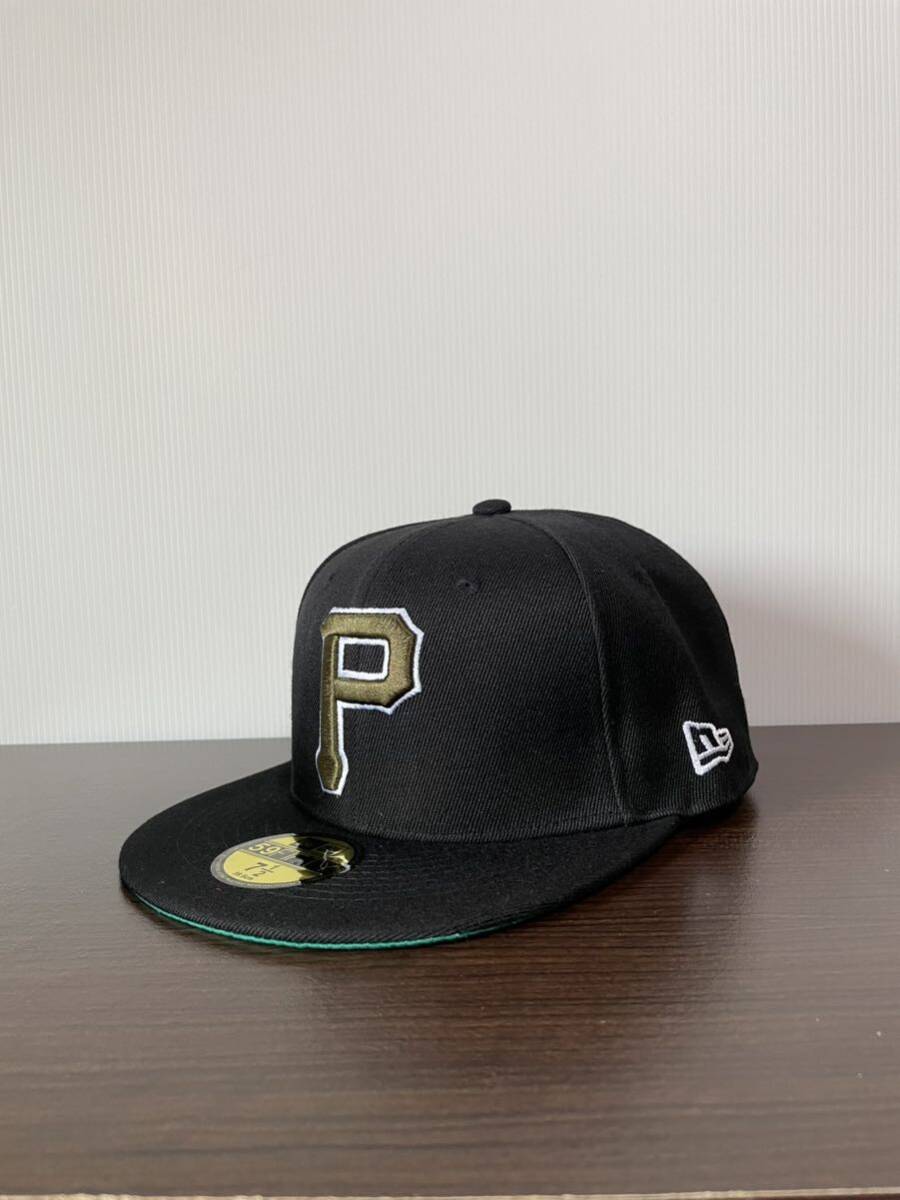 NEW ERA ニューエラキャップ MLB 59FIFTY (7-1/2) 59.6CM AUTHENTIC PIRATES ピッツバーグ・パイレーツ帽子 の画像1