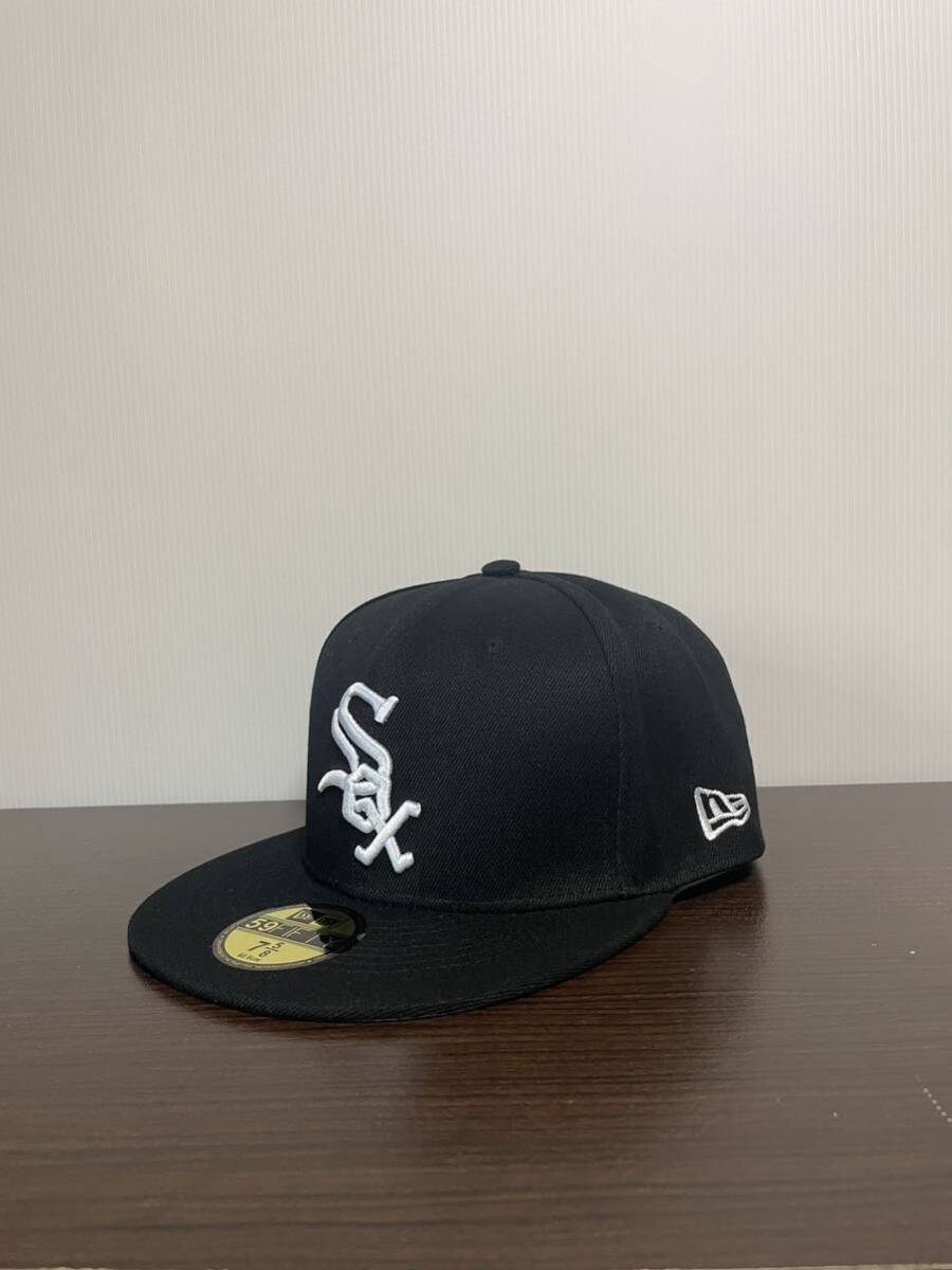 NEW ERA ニューエラキャップ MLB 59FIFTY (7-5/8) 60.6CM CHICAGO WHITE SOX シカゴ ホワイトソックス帽子 の画像1