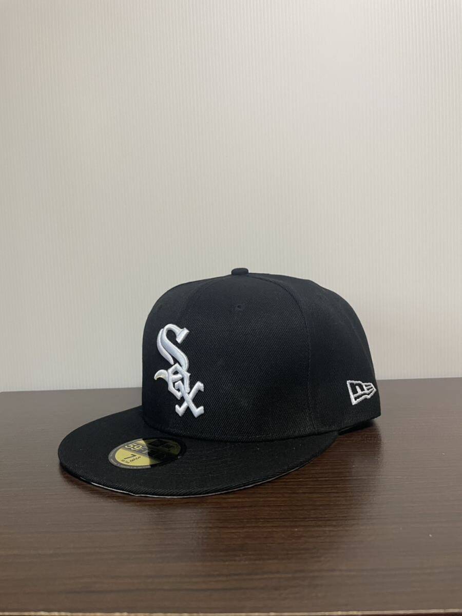 NEW ERA ニューエラキャップ MLB 59FIFTY (7-3/8) 58.7CM CHICAGO WHITE SOX シカゴ ホワイトソックス 帽子 の画像1