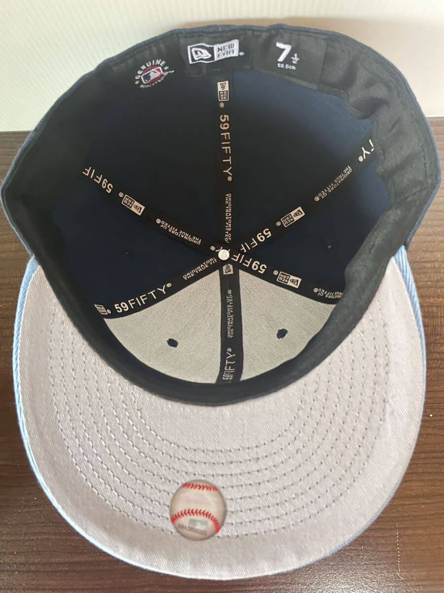 NEW ERA ニューエラキャップ MLB 59FIFTY (7-1/2) 59.6CM TORONTO BLUE JAYSトレントブルージェイズ 帽子 _画像6