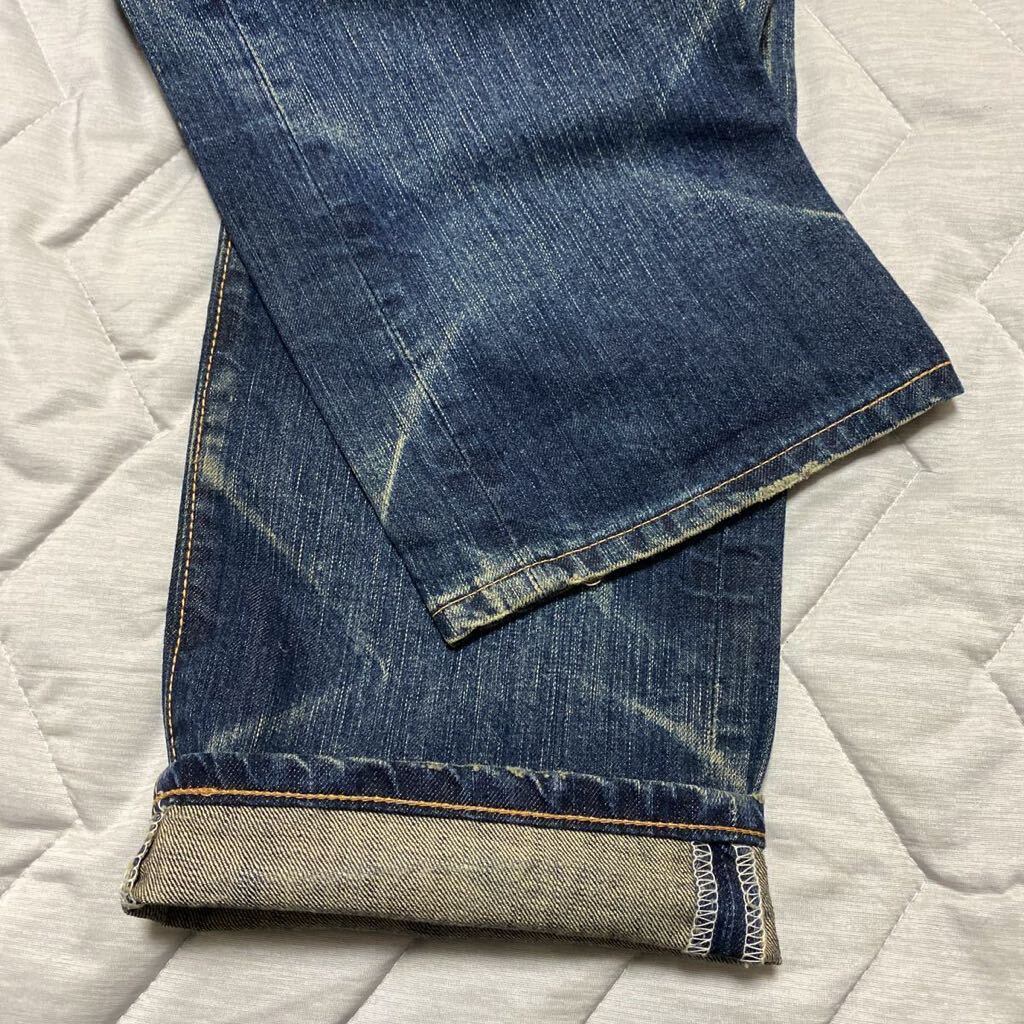 4C[ надеты немного ]EDWIN Edwin 503RV Denim джинсы ji- хлеб брюки 34 MADE IN JAPAN сделано в Японии STRAIGHT распорка дешевый редкость 
