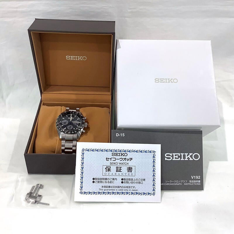 セイコー SEIKO プロスペックス スピードタイマー ソーラークロノグラフ 腕時計 メンズ SBDL091 V192-0AF0 【中古】KB-8244_画像1