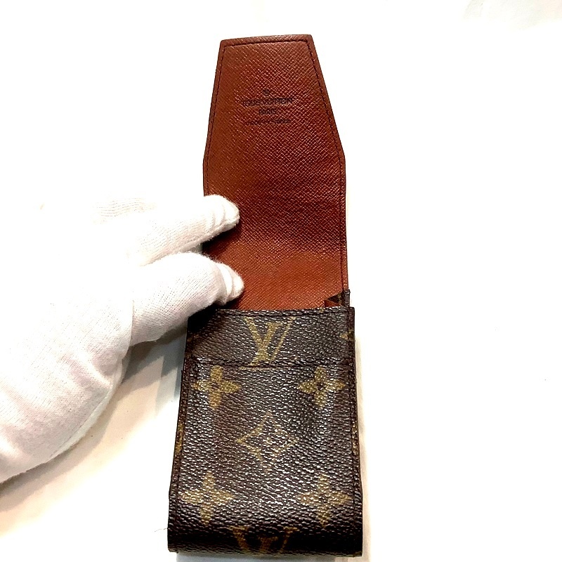 ルイ・ヴィトン LOUIS VUITTON エトゥイ・シガレット　タバコケース　M63024モノグラム　CT1014【中古】KB-8295_画像3