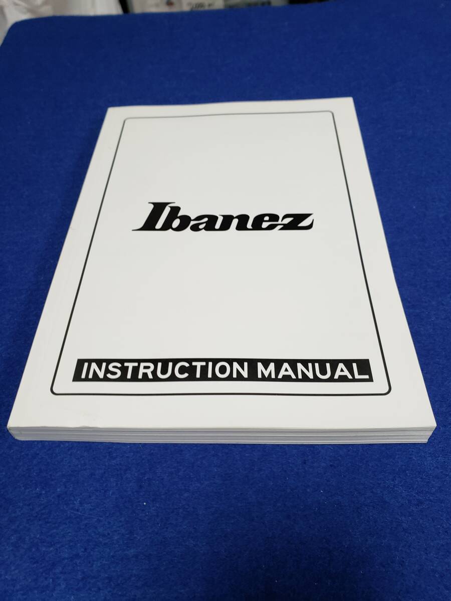 マニュアルのみの出品です　M4804　Ibanez Instruction Manual インストラクションマニュアル　取扱説明書のみです　バイリンガル　_画像1