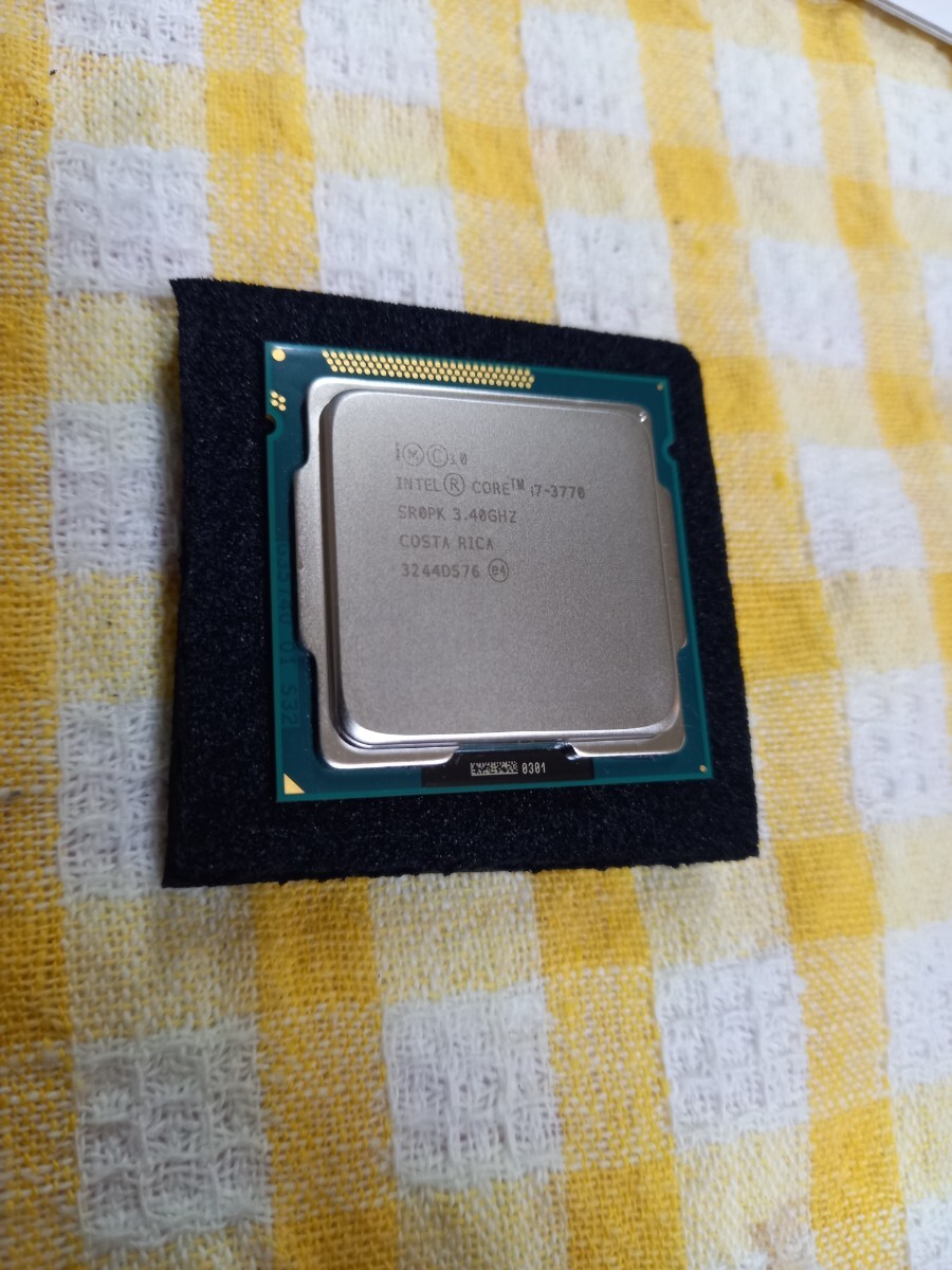  Intel Core i7-3770 SR0PK 3.40GHZ 送料無料_画像1