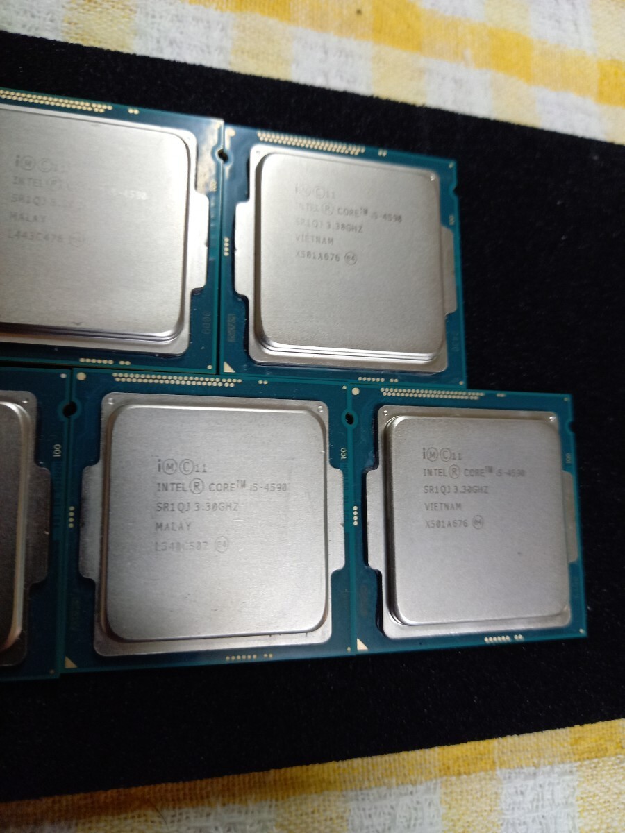 7枚組 Intel Core i5 -4590 SR1QJ 3.30GHz 送料無料_画像3