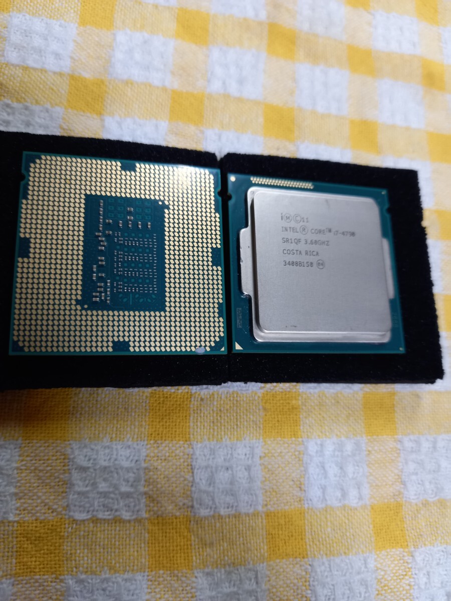 2枚組 Intel Core i7-4790 SR1QF 3.60GHZ 送料無料_画像2