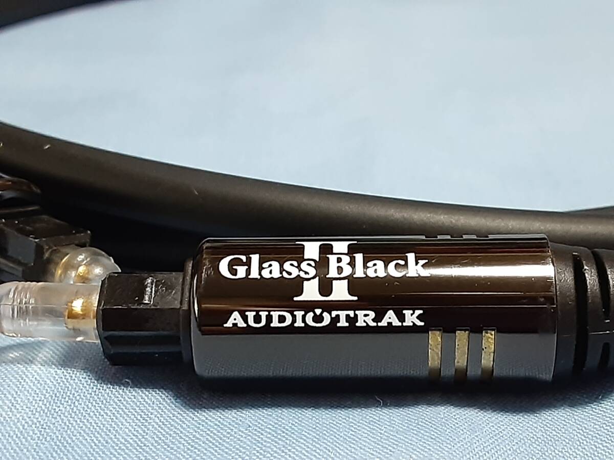 AUDIOTRAK（オーディオトラック）Glass BlackⅡ　オプチカル・デジタルケーブル 1.5m 中古品_画像2