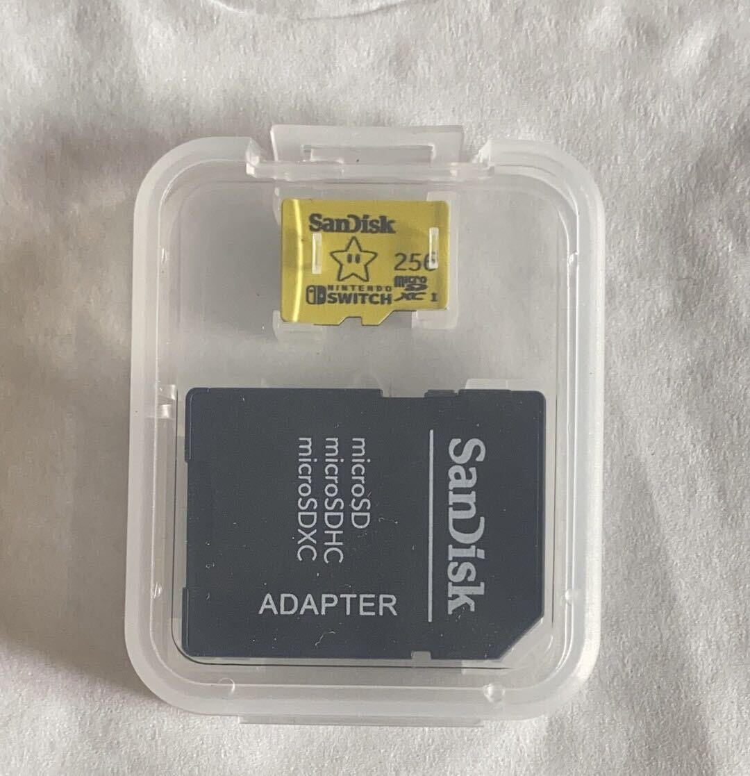 256GB　Sandisk yellow マイクロSD カード　_画像5