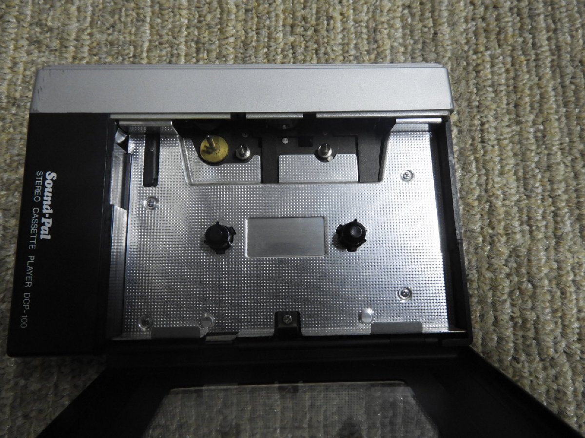 レトロ　ステレオカセットプレーヤー　DCP-100　Sound Pal　MADE IN JAPAN(5662)_画像6