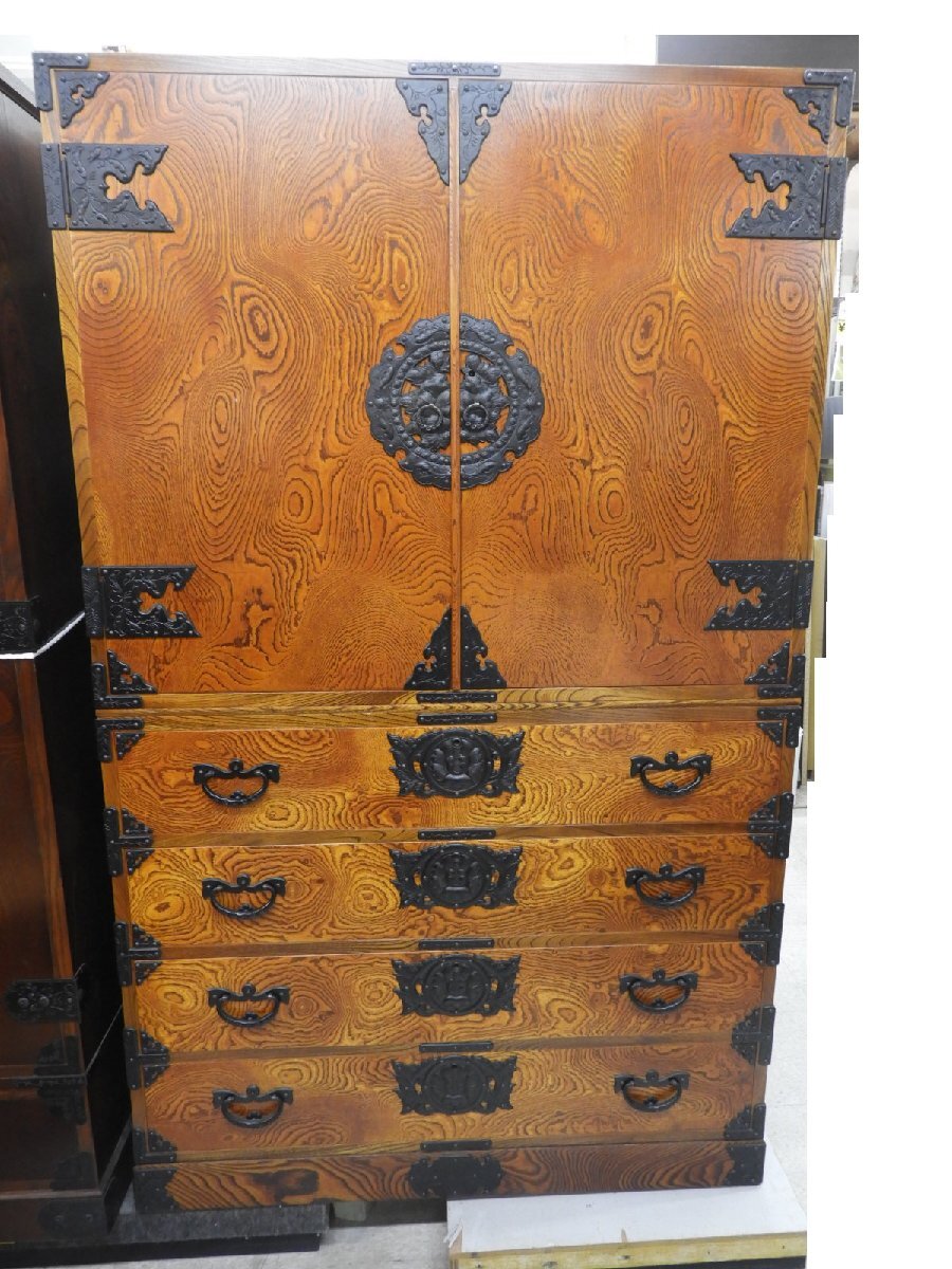高級 岩谷堂箪笥 着物 タンス 和家具 時代家具 民芸家具(4664 高級 岩谷堂箪笥 着物 タンス 和家具 時代家具 民芸家具(4664